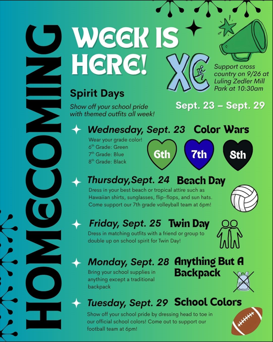 homecoming week poster